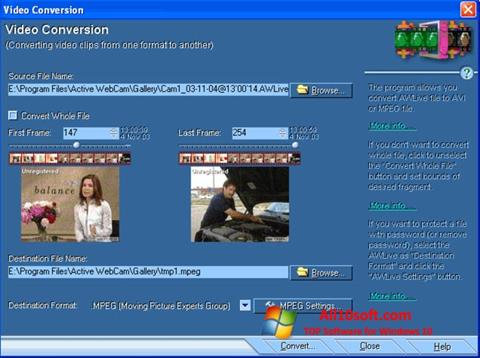 Screenshot Active WebCam for Windows 10