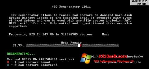 Screenshot HDD Regenerator for Windows 10