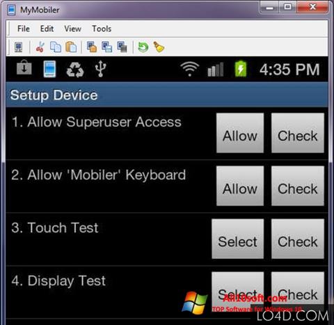 Screenshot MyMobiler for Windows 10
