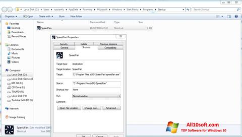 Screenshot SpeedFan for Windows 10