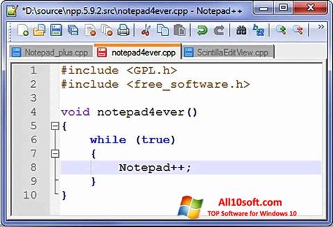 Download Notepad++ for Windows 10 (32/64 bit) in English