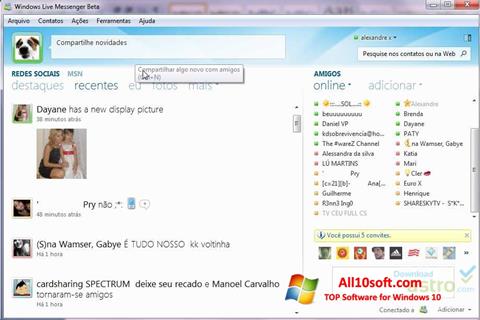 Screenshot Windows Live Messenger for Windows 10