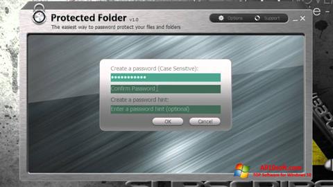 Screenshot Protected Folder for Windows 10