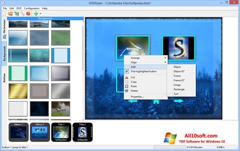 Screenshot DVDStyler for Windows 10