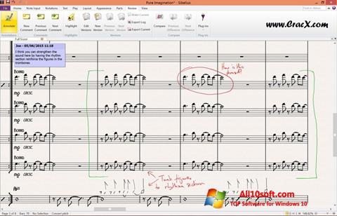 Screenshot Sibelius for Windows 10