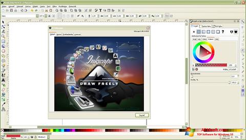 Screenshot Inkscape for Windows 10