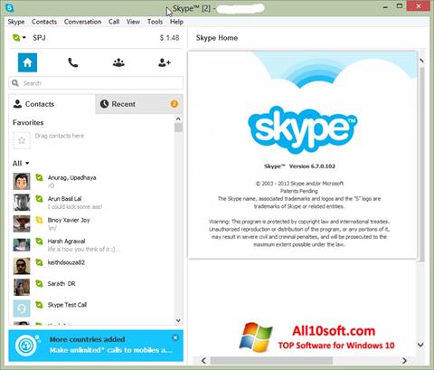 Screenshot Skype Setup Full for Windows 10