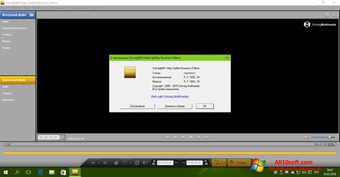 Screenshot SolveigMM Video Splitter for Windows 10
