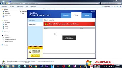 Screenshot DriverScanner for Windows 10
