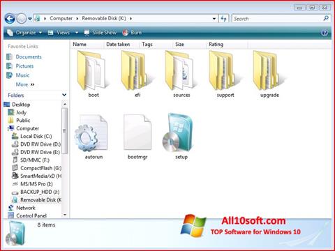 Screenshot Windows 7 USB DVD Download Tool for Windows 10