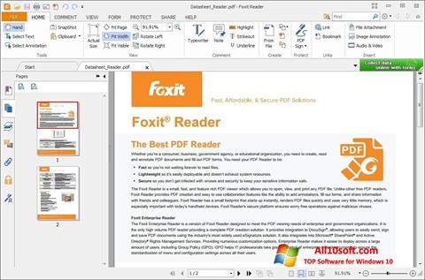 Screenshot Foxit Reader for Windows 10