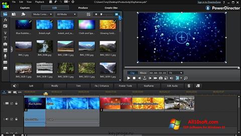 Screenshot CyberLink PowerDirector for Windows 10