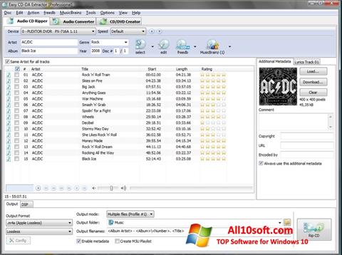 Screenshot Easy CD-DA Extractor for Windows 10