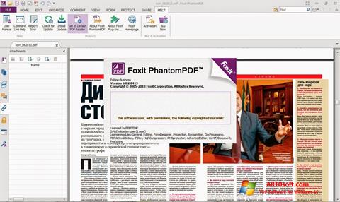 How to update foxit phantompdf