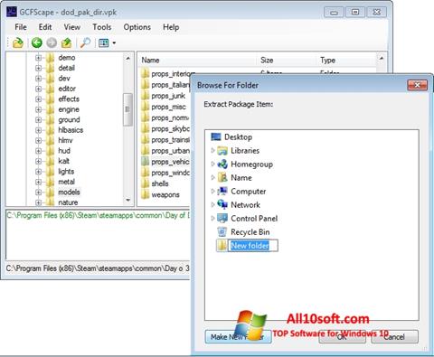 Screenshot GCFScape for Windows 10