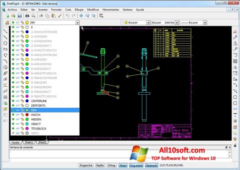 Screenshot DraftSight for Windows 10