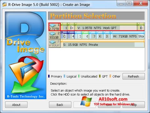 Screenshot R-Drive Image for Windows 10