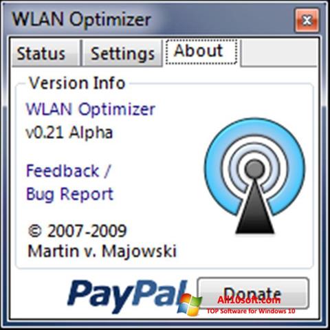 Screenshot WLAN Optimizer for Windows 10