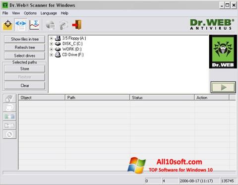 Screenshot Dr.Web for Windows 10