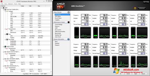 Screenshot AMD Overdrive for Windows 10