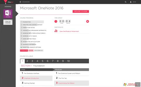 Screenshot Microsoft OneNote for Windows 10