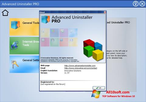 Screenshot Advanced Uninstaller PRO for Windows 10