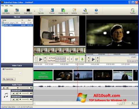 Screenshot VideoPad Video Editor for Windows 10