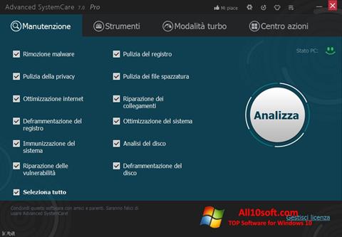 Screenshot Advanced SystemCare Pro for Windows 10