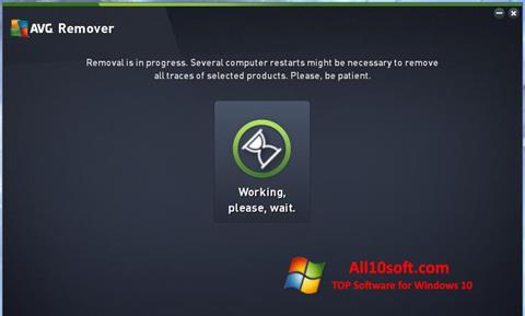 Screenshot AVG Remover for Windows 10