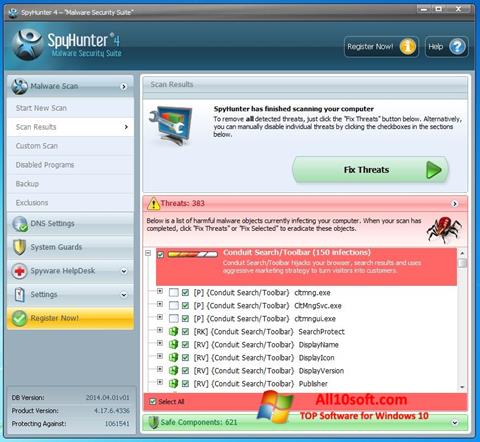 Screenshot SpyHunter for Windows 10