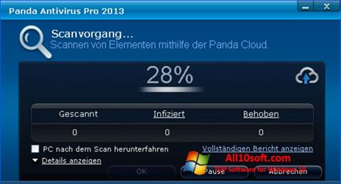Screenshot Panda Antivirus Pro for Windows 10