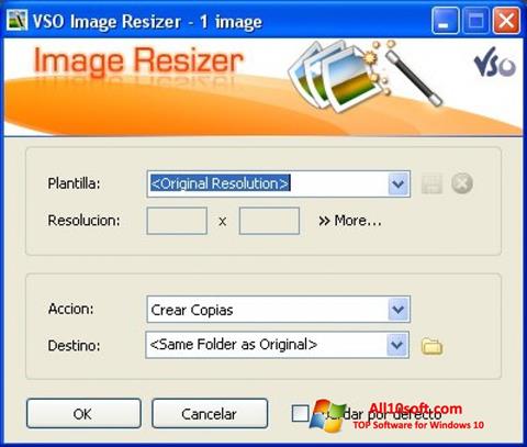 Screenshot VSO Image Resizer for Windows 10