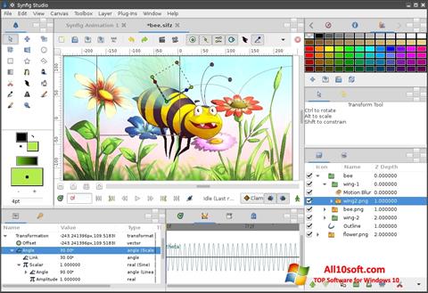 Screenshot Synfig Studio for Windows 10