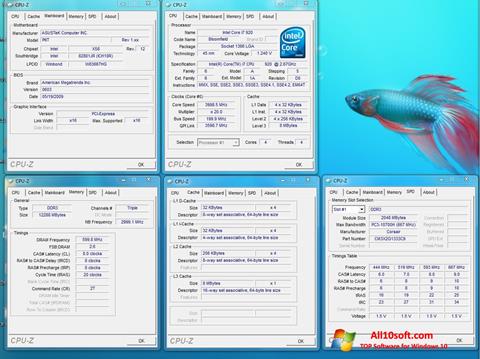 Screenshot CPU-Z for Windows 10