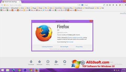 Screenshot Mozilla Firefox Offline Installer for Windows 10
