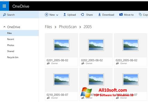 Screenshot OneDrive for Windows 10