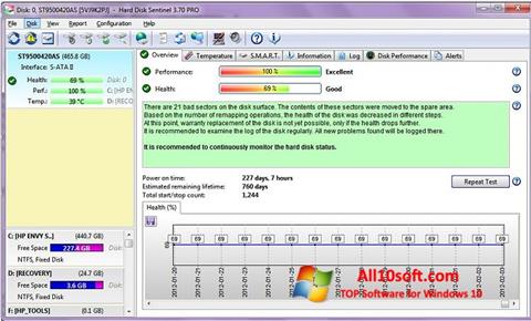 Screenshot HDD Health for Windows 10