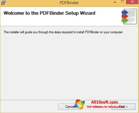 Screenshot PDFBinder for Windows 10