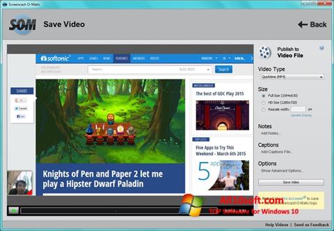 Screenshot Screencast-O-Matic for Windows 10