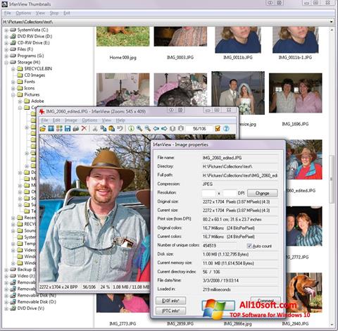 Screenshot IrfanView for Windows 10