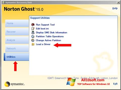 Screenshot Norton Ghost for Windows 10