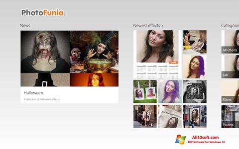 Screenshot PhotoFunia for Windows 10