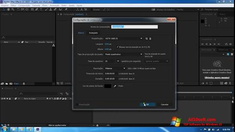 Screenshot Adobe After Effects CC for Windows 10