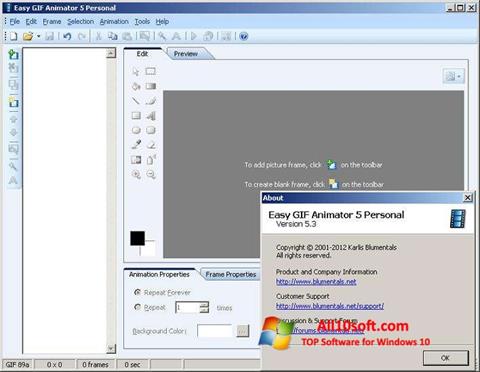 Screenshot Easy GIF Animator for Windows 10