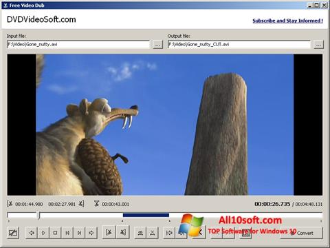 Screenshot Free Video Dub for Windows 10