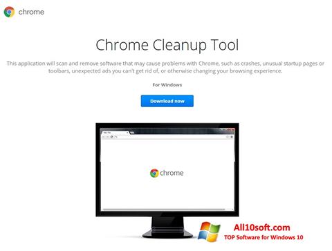 Screenshot Chrome Cleanup Tool for Windows 10