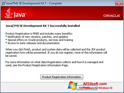 Screenshot Java for Windows 10