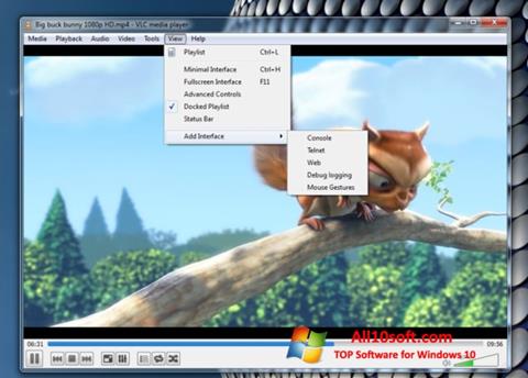 Screenshot VLC Media Player for Windows 10