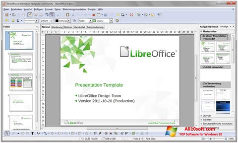 Screenshot LibreOffice for Windows 10