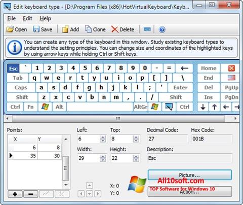 Screenshot Virtual Keyboard for Windows 10